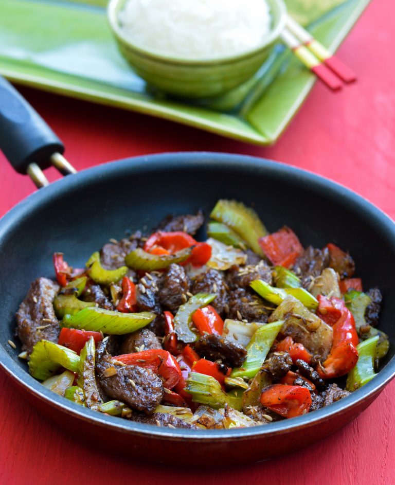 Quick Cumin Beef Stir Fry Aurora Satler