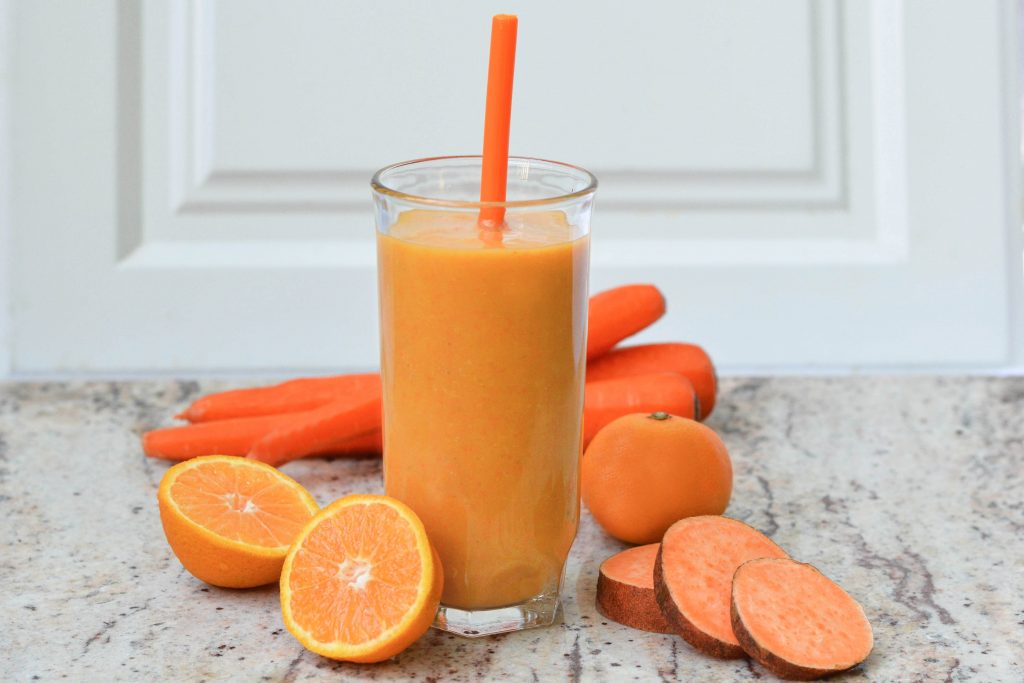 Carrot, Orange and Sweet Potato Smoothie - Aurora Satler