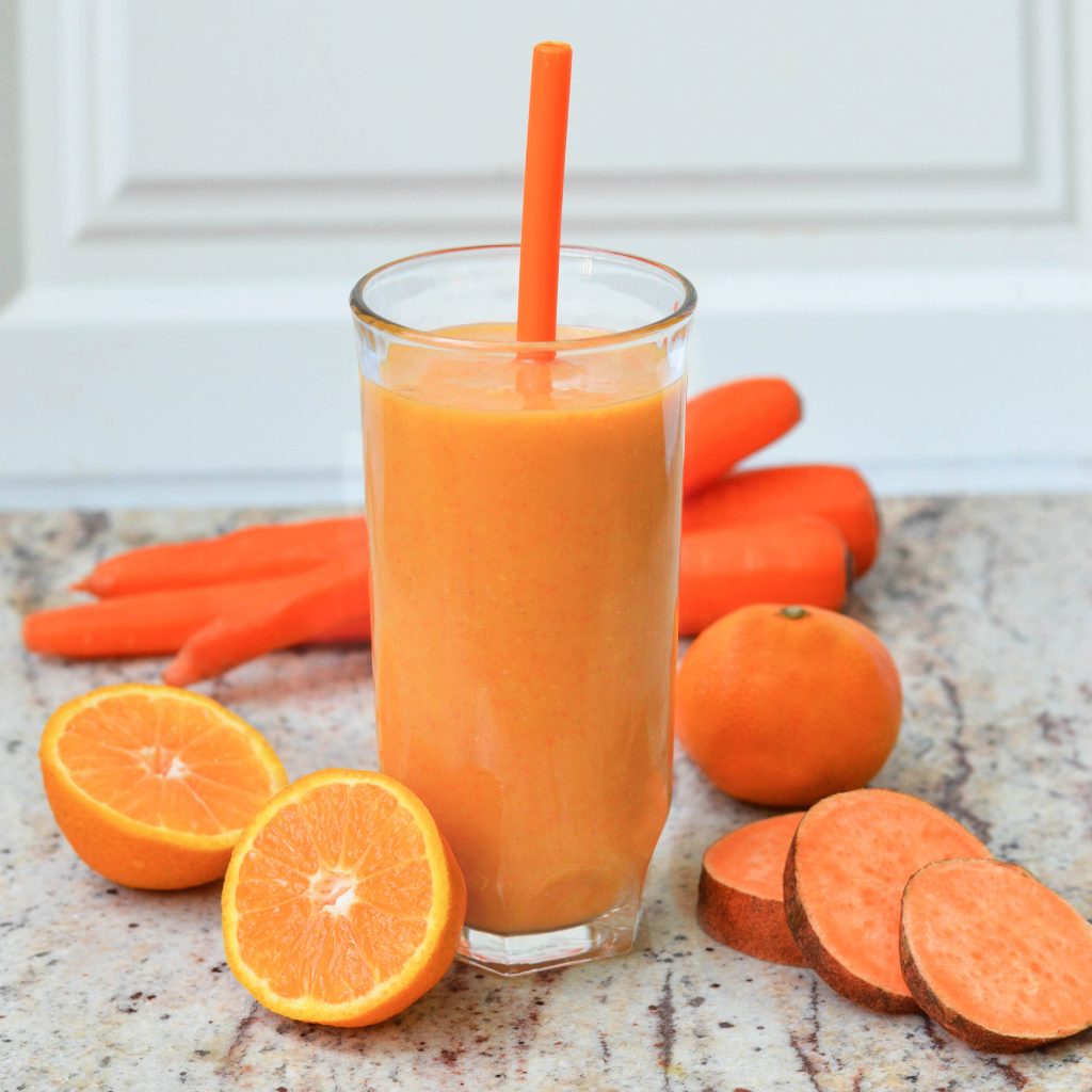Carrot, Orange and Sweet Potato Smoothie Aurora Satler
